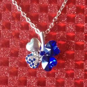 Lucky Heart Clover Necklace