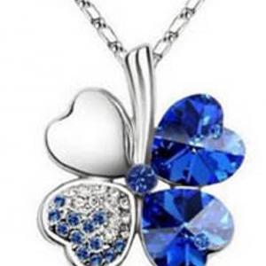Lucky Heart Clover Necklace